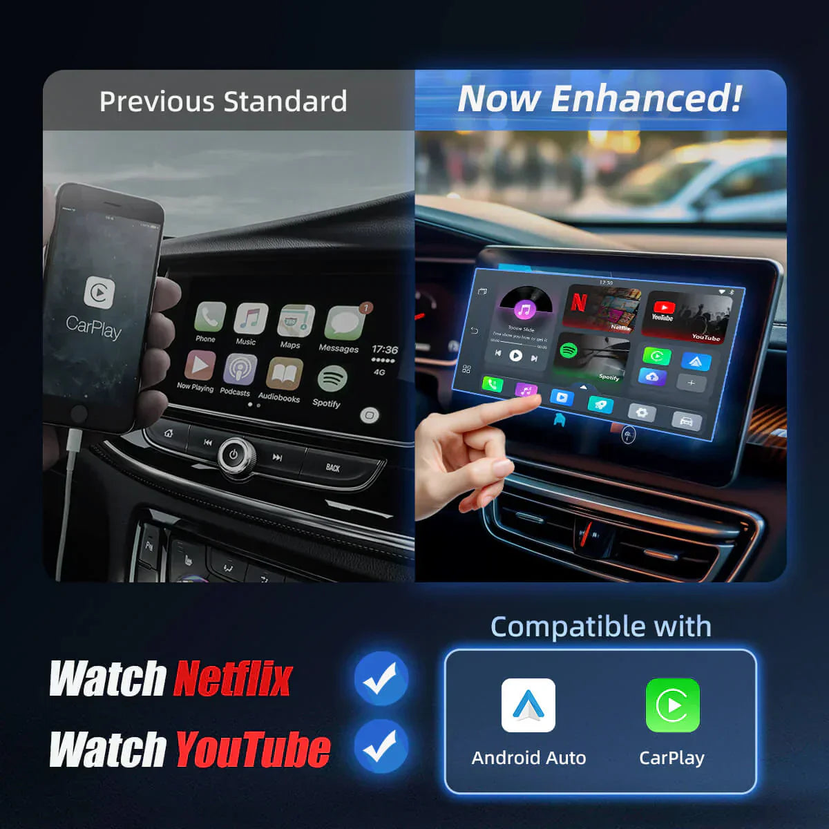 All New Carwala Carplay/Android Auto Device